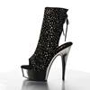 Pleaser - DELIGHT1018RS Bottes de plateforme - Noir Product image